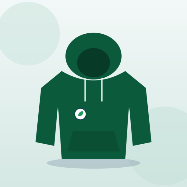 Green hoodie